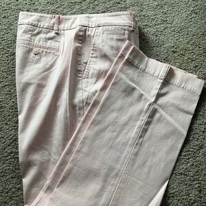 Talbots pale pink cotton ankle pant